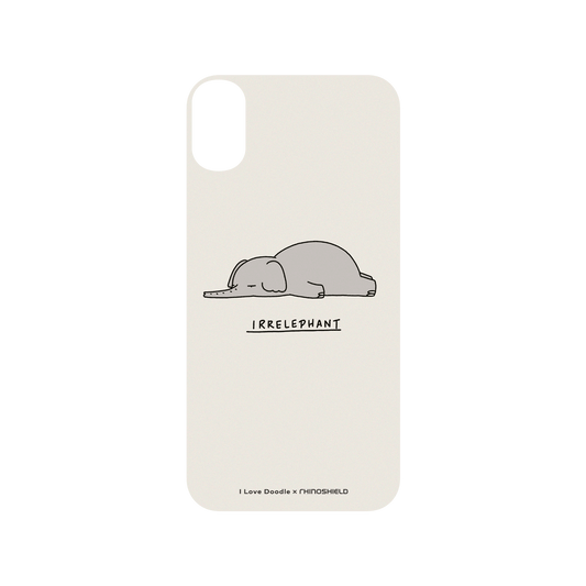 RhinoShield X I Love Doodle SolidSuit iPhone XR Case - Irrelephant