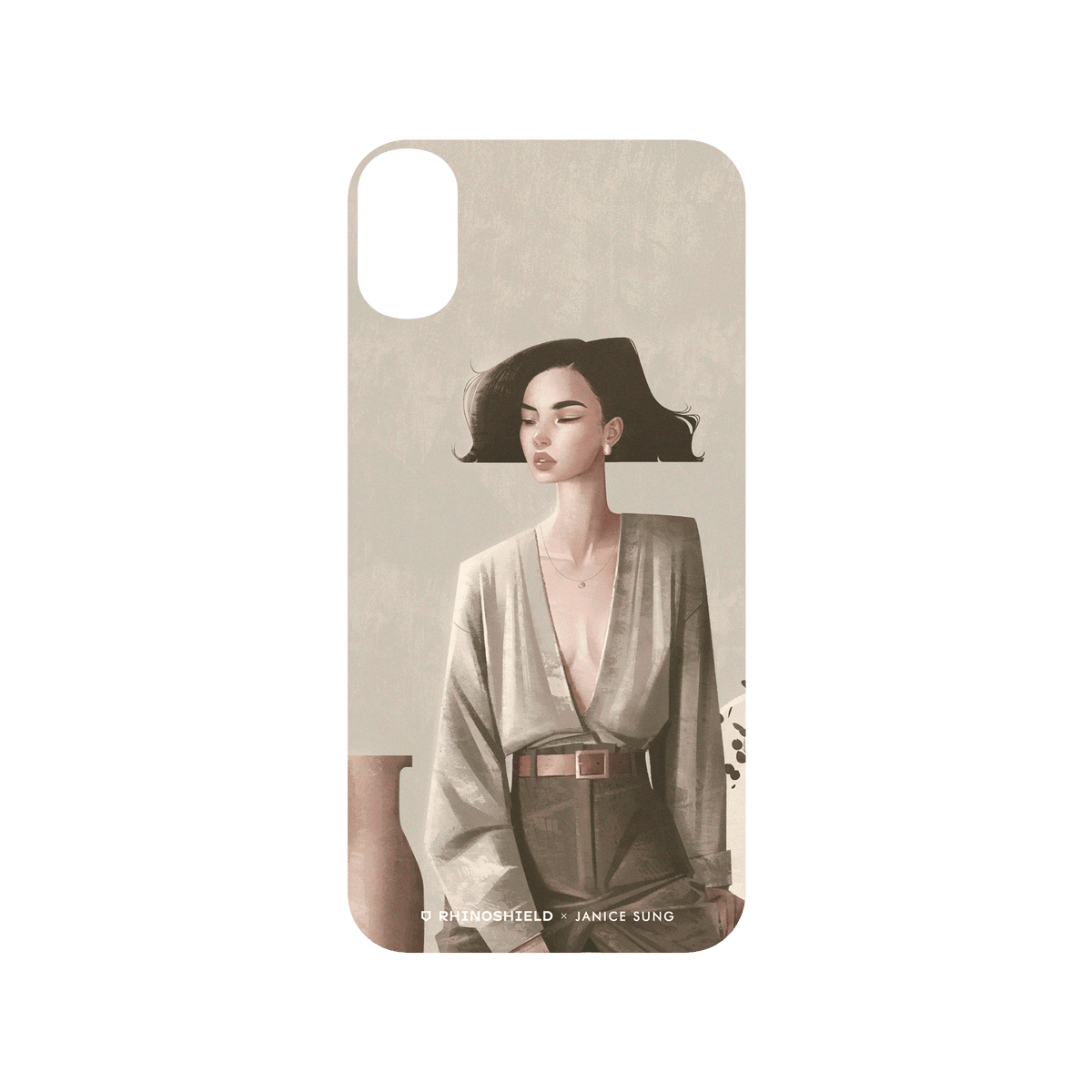 RhinoShield X Janice Sung SolidSuit iPhone XR Case - Isabel