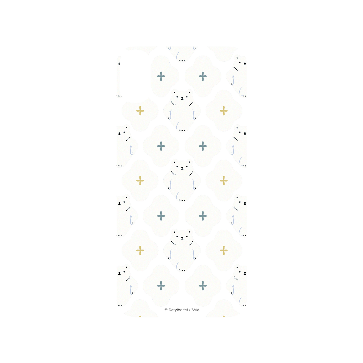 RhinoShield X Darylhochi SolidSuit iPhone XS Max Case - White Flower