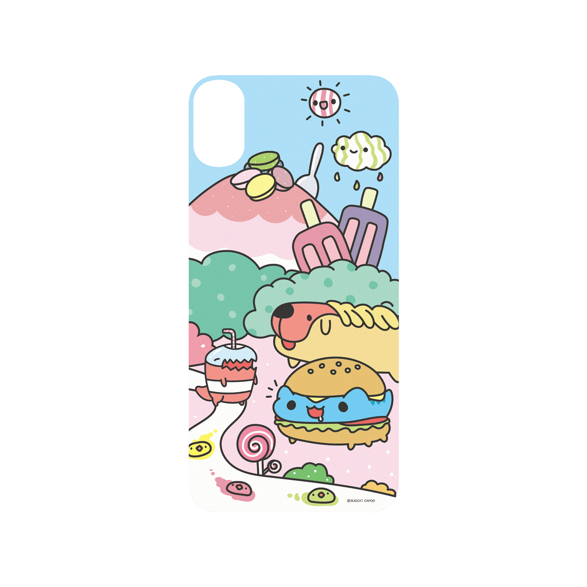 RhinoShield X BUGCAT CAPOO SolidSuit iPhone XS Max Case - Capoo's World of Desserts