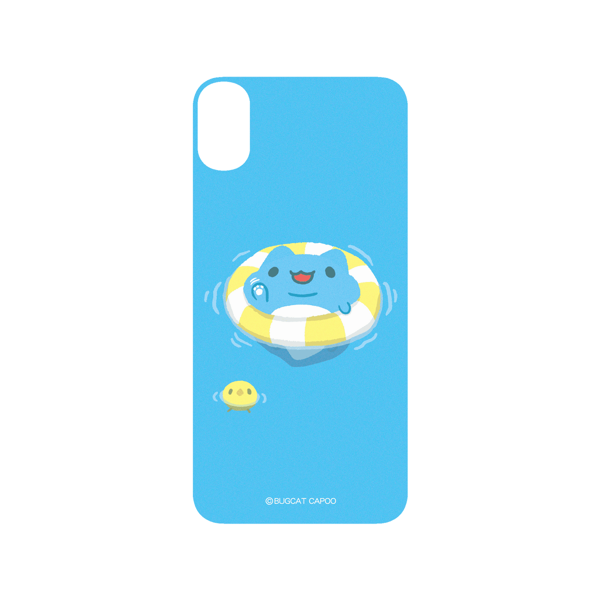 RhinoShield X BUGCAT CAPOO SolidSuit iPhone XS Max Case - Fun of Swimming