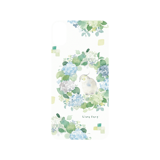 RhinoShield X Liang Feng SolidSuit iPhone XS Max Case - Hydrangeas
