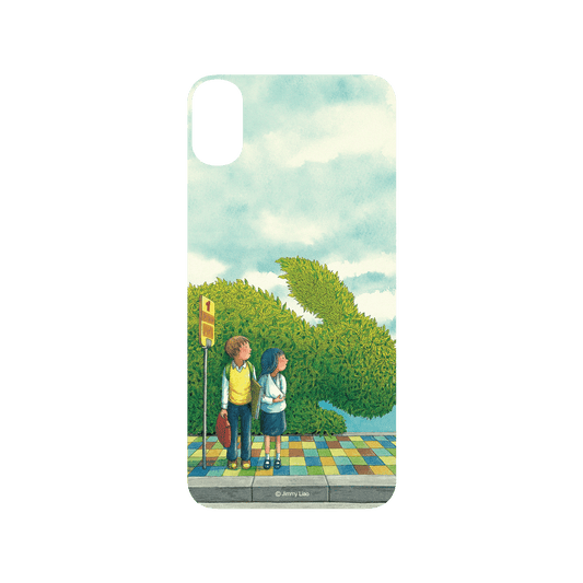 RHINOSHIELD X Jimmy SolidSuit iPhone XS Max Case - Year of the Rabbit Series - Waiting for the Bus