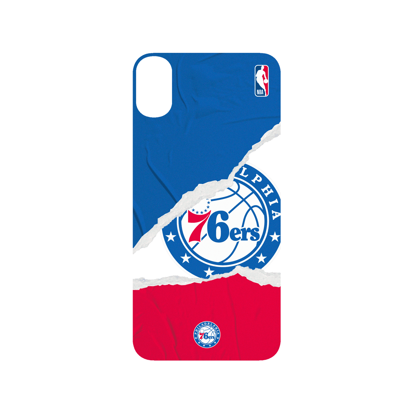 RhinoShield X NBA SolidSuit iPhone XS Max Case - Philadelphia 76ers - Sweat and Tears