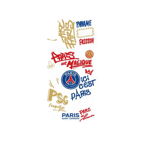 RhinoShield X PSG SolidSuit iPhone XS Max Case - Paris Saint-Germain - Graffiti