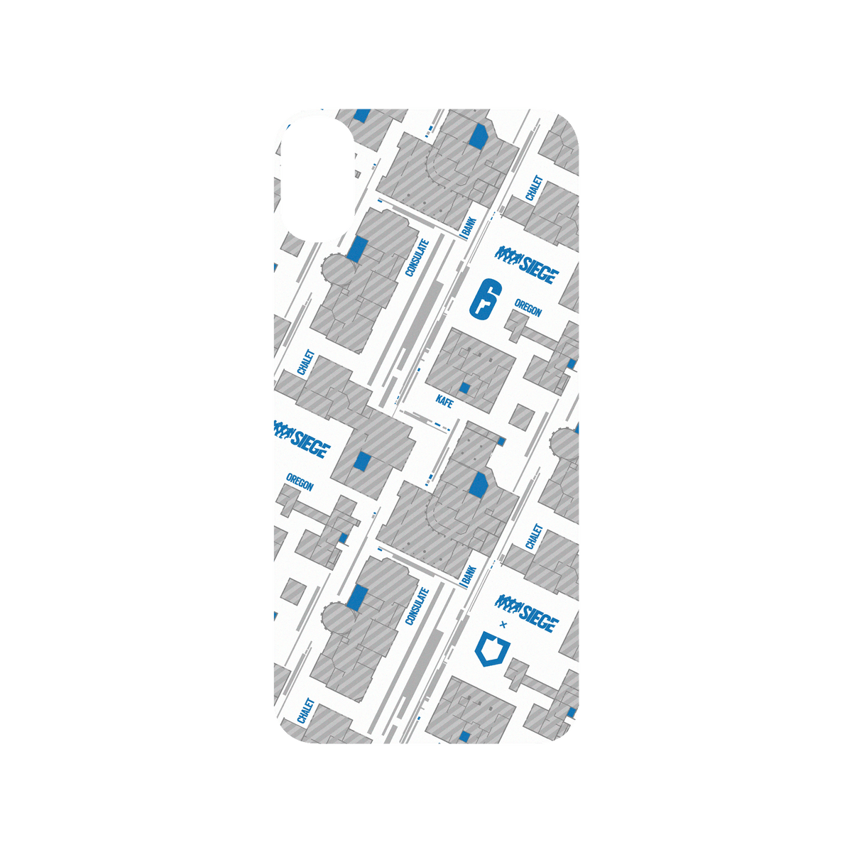 RhinoShield X 6: Siege SolidSuit iPhone XS Max Case - Map - Blue