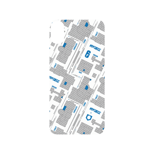 RhinoShield X 6: Siege SolidSuit iPhone XS Max Case - Map - Blue