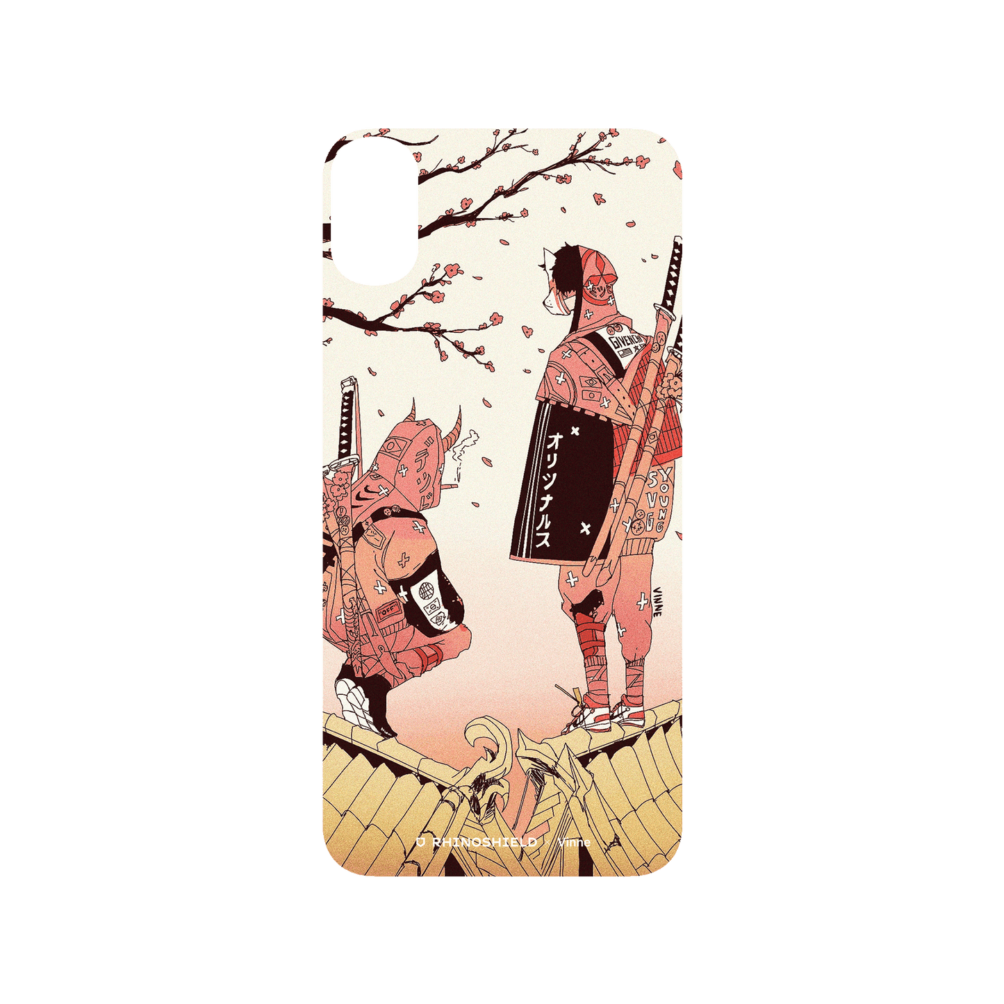 RhinoShield X Vinne SolidSuit iPhone XS Max Case - Sakura Season