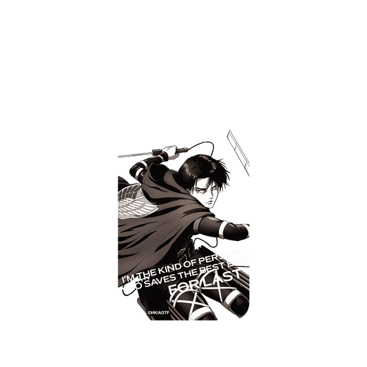 RhinoShield X Attack on Titan SolidSuit iPhone XS Max Case - Levi - Black and White