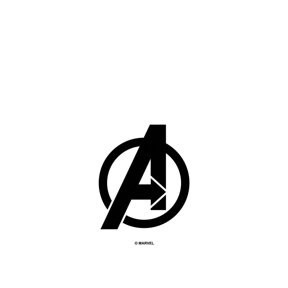 iPhone 11 Pro 犀牛盾SolidSuit防摔背蓋手機殼 Marvel 漫威 - 漫威Logo-復仇者聯盟 黑色標誌