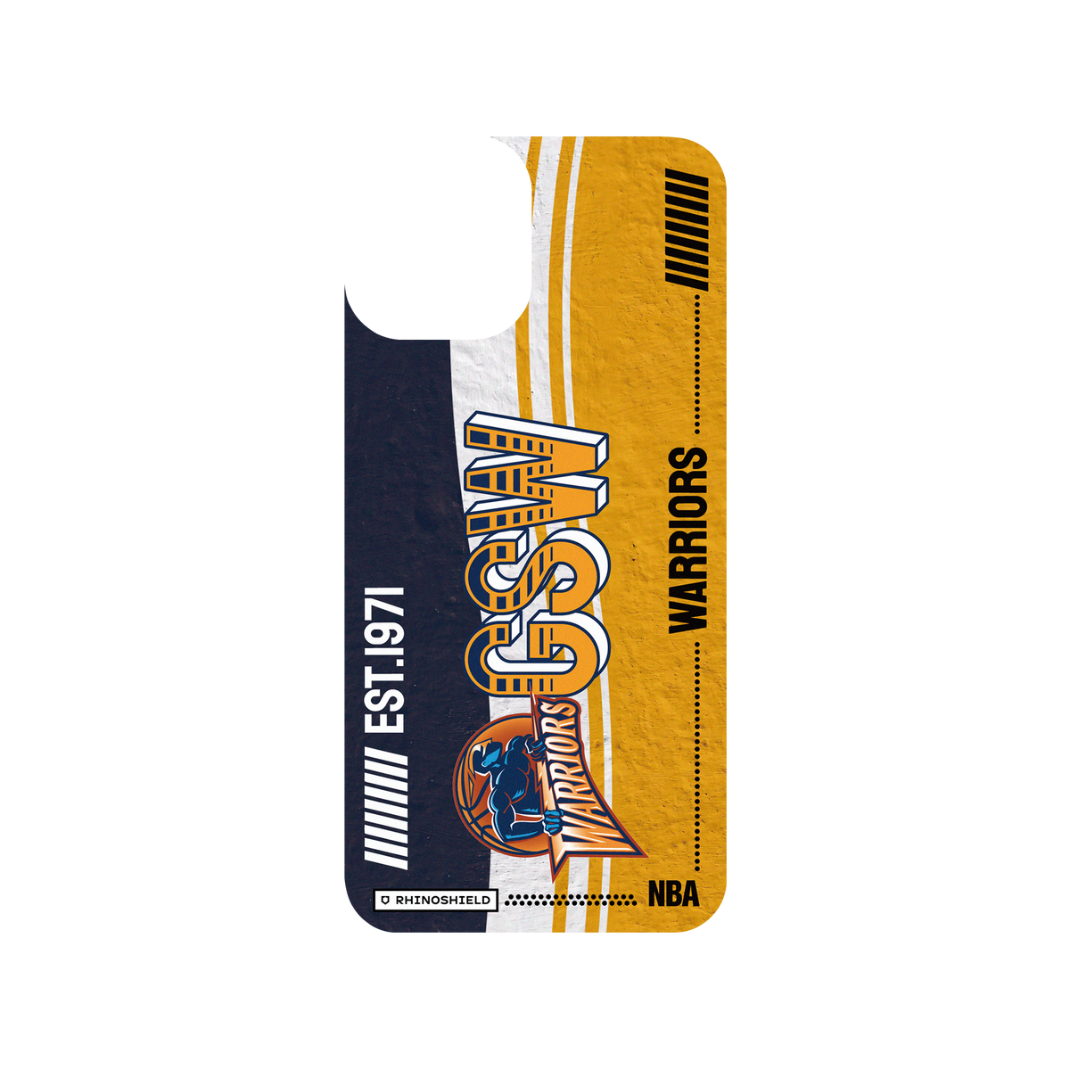 iPhone 11 Pro 犀牛盾SolidSuit聯名設計款防摔背蓋手機殼 NBA - 復古球員卡-金州勇士 Golden State Warriors - Vintage Card