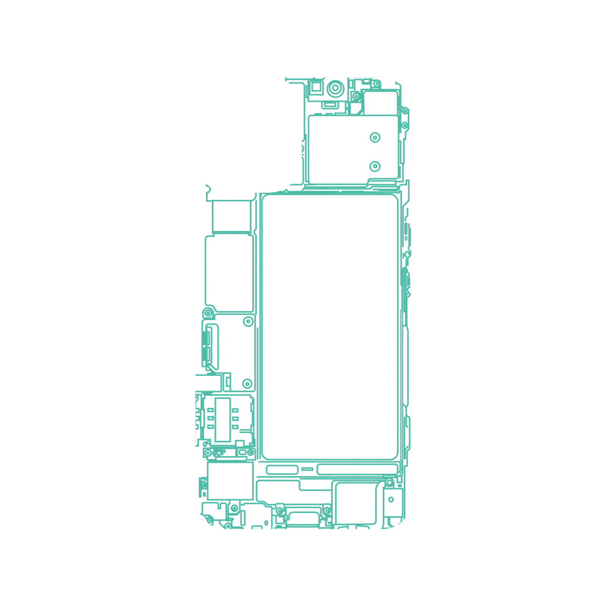 RHINOSHIELD X JOCR SolidSuit iPhone 11 Pro Case - Inside an iPhone - Green