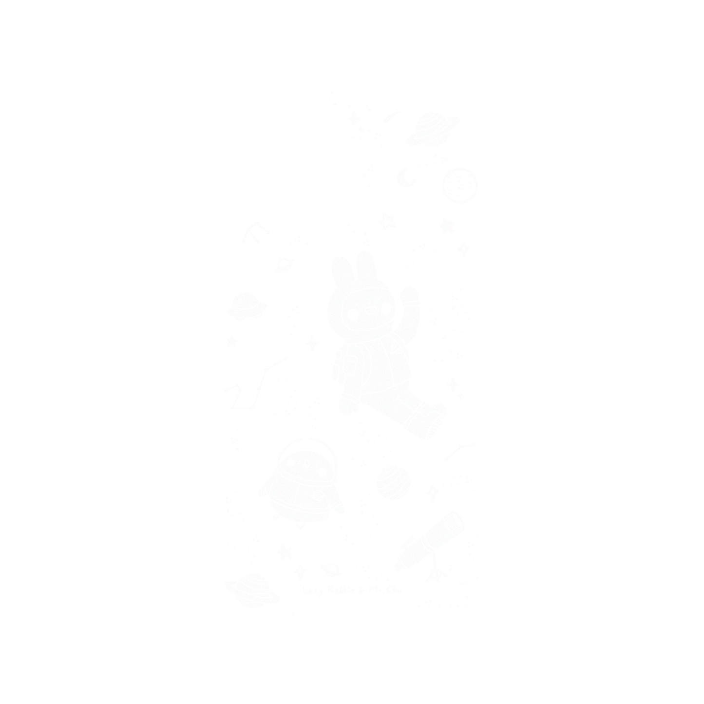 iPhone 11 犀牛盾SolidSuit聯名設計款防摔背蓋手機殼 懶散兔與啾先生 - outerspace