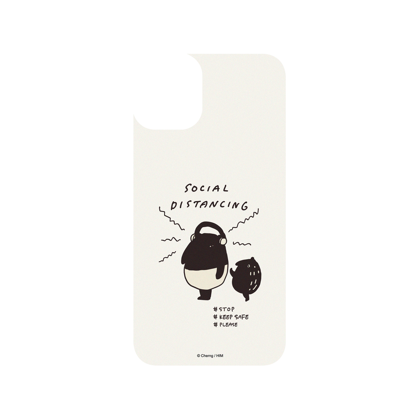 RHINOSHIELD X LAIMO SolidSuit iPhone 11 Case - SOCIAL DISTANCING