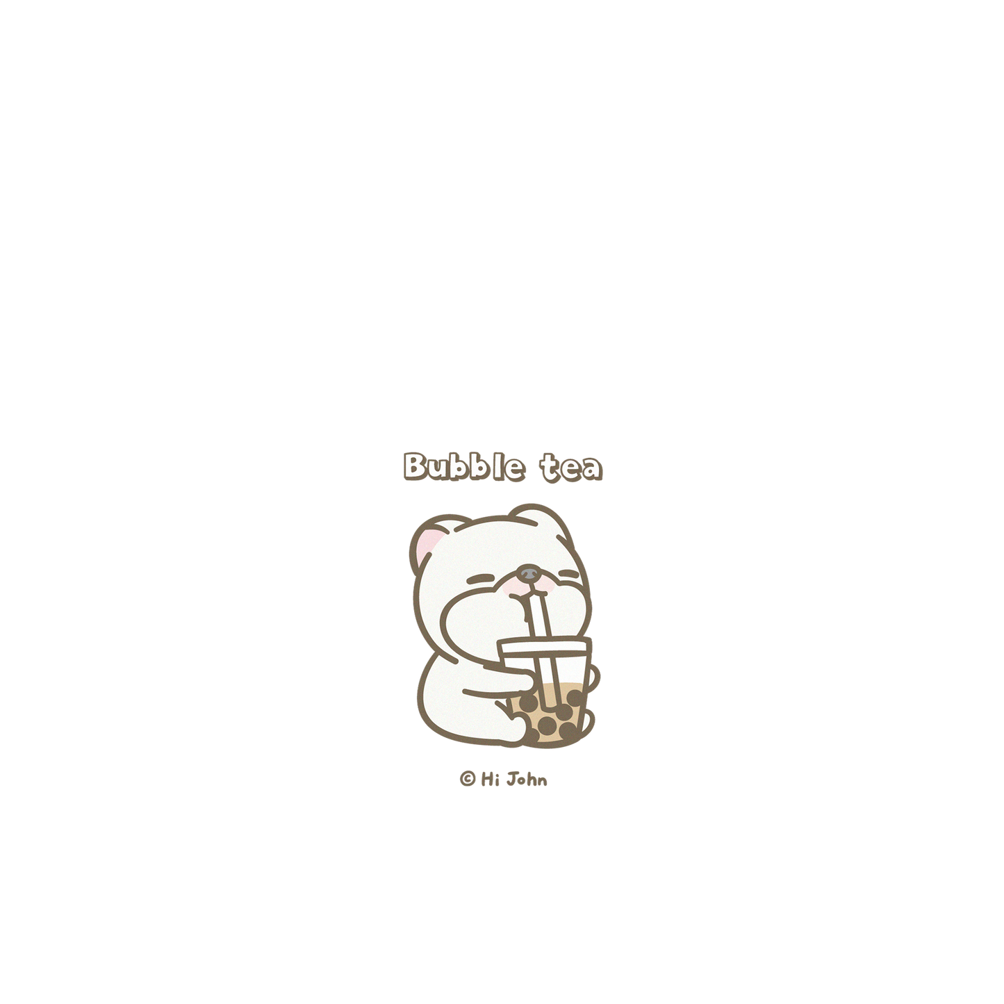 iPhone 11 犀牛盾SolidSuit聯名設計款防摔背蓋手機殼 嗨小強 - I Love Bubble tea