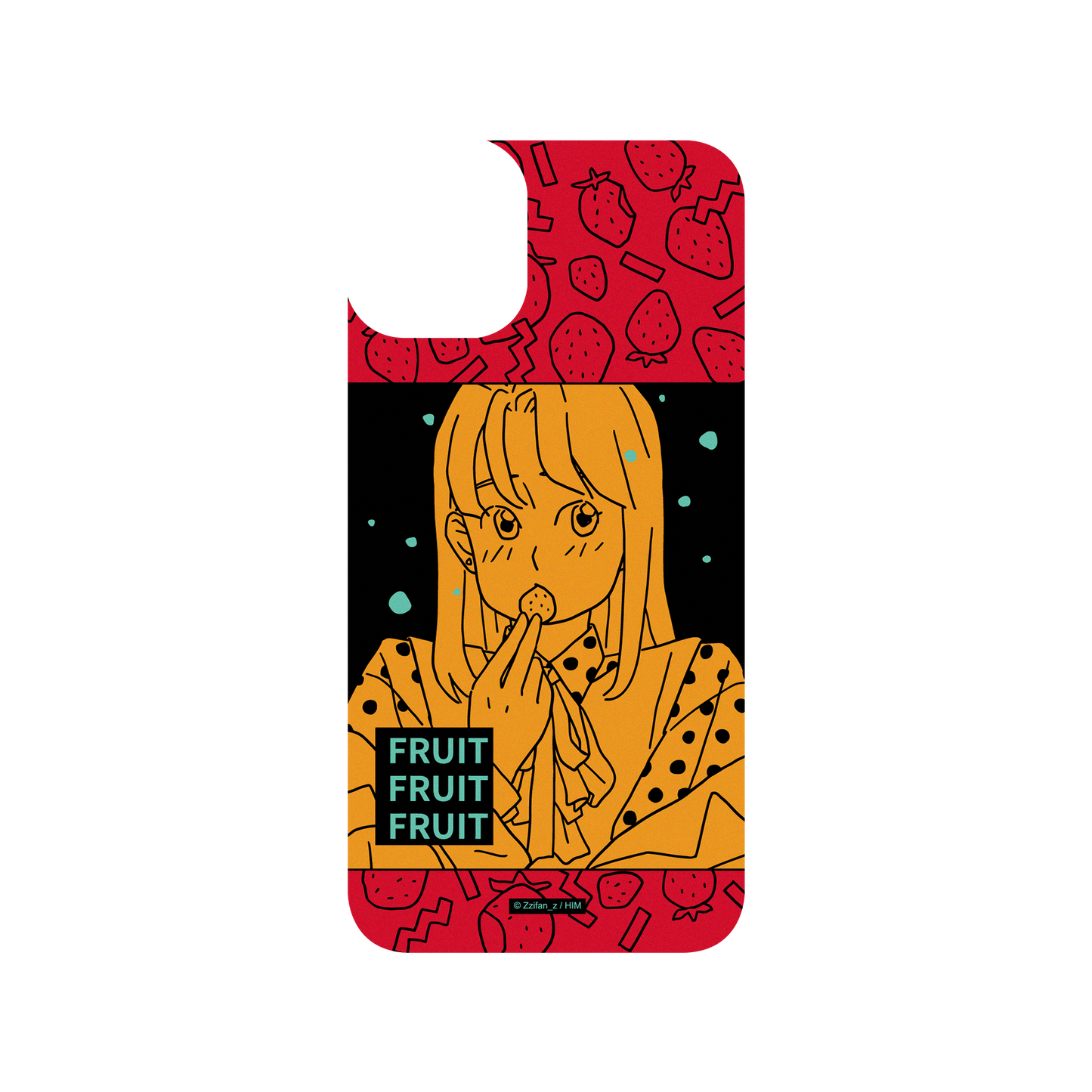 iPhone 11 犀牛盾SolidSuit聯名設計款防摔背蓋手機殼 Zzifan_z - 水果女孩