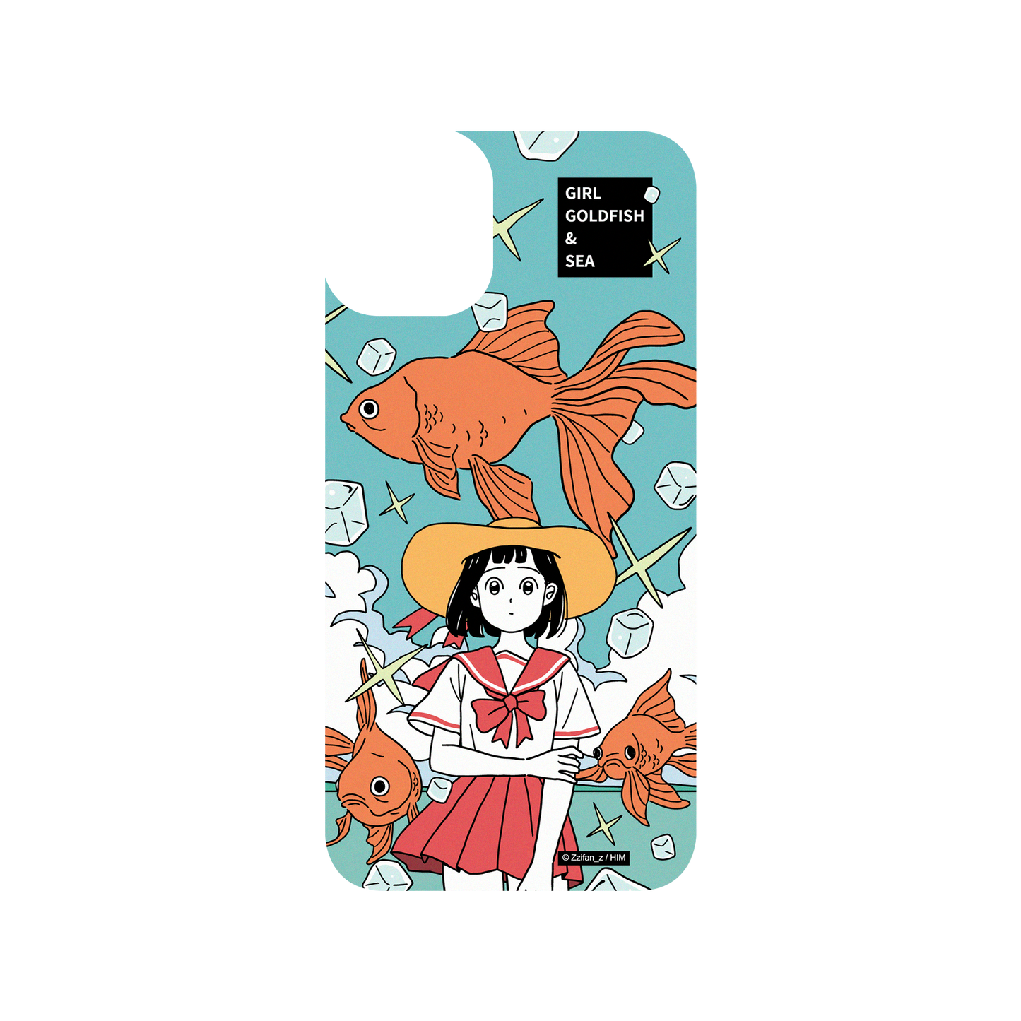 iPhone 11 犀牛盾SolidSuit聯名設計款防摔背蓋手機殼 Zzifan_z - 金魚女孩