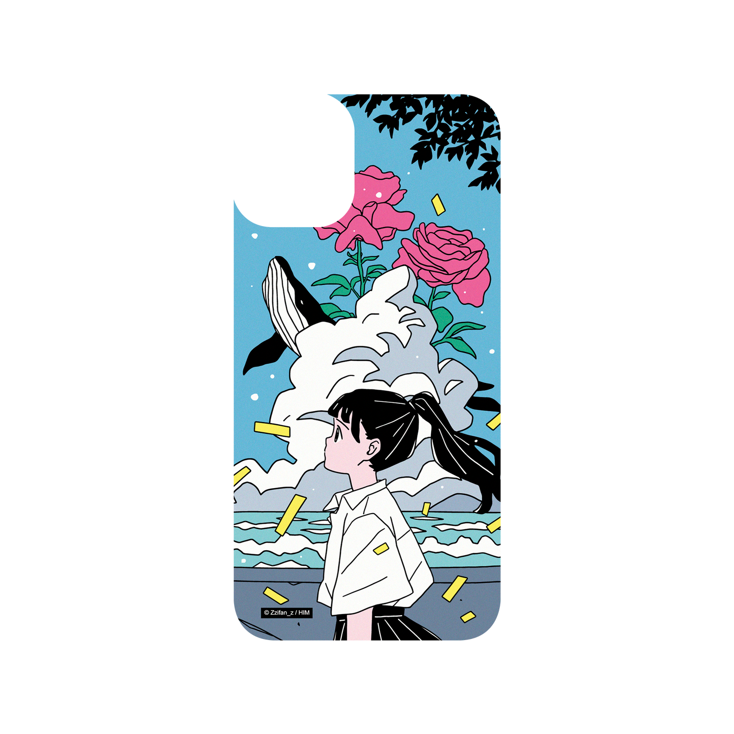 iPhone 11 犀牛盾SolidSuit聯名設計款防摔背蓋手機殼 Zzifan_z - 鯨魚
