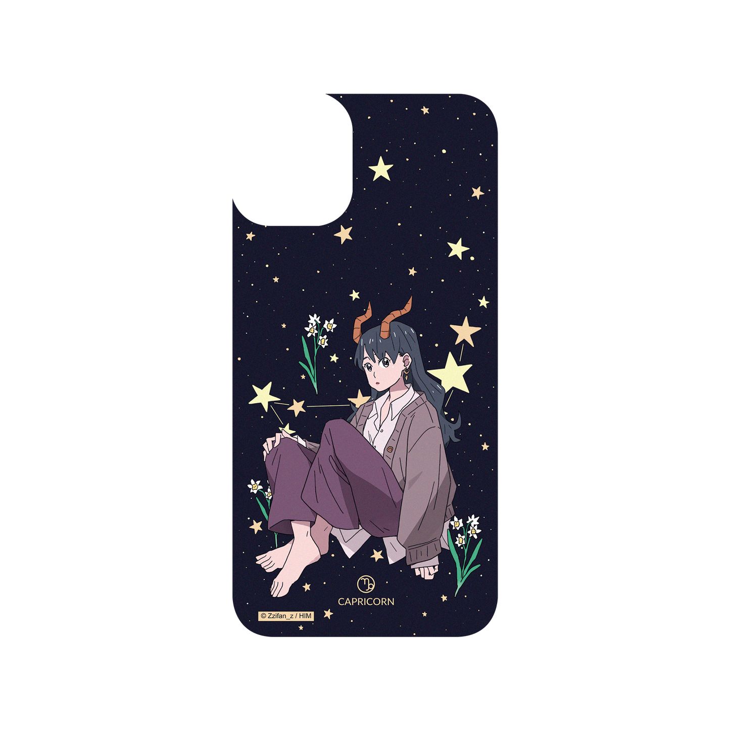 iPhone 11 犀牛盾SolidSuit聯名設計款防摔背蓋手機殼 Zzifan_z - 魔羯座女孩