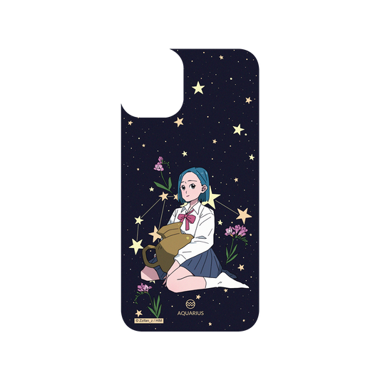 iPhone 11 犀牛盾SolidSuit聯名設計款防摔背蓋手機殼 Zzifan_z - 水瓶座女孩