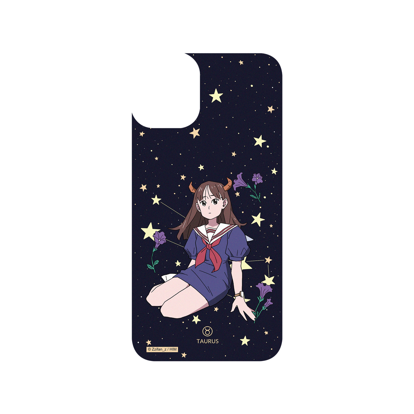 iPhone 11 犀牛盾SolidSuit聯名設計款防摔背蓋手機殼 Zzifan_z - 金牛座女孩