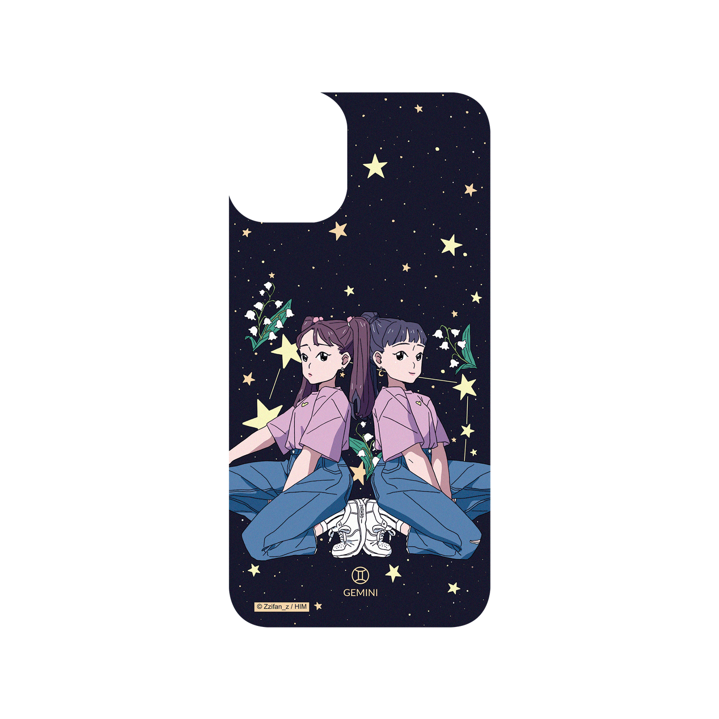 iPhone 11 犀牛盾SolidSuit聯名設計款防摔背蓋手機殼 Zzifan_z - 雙子座女孩