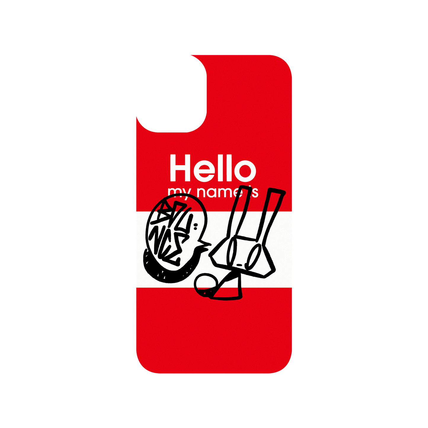 iPhone 11 犀牛盾SolidSuit聯名設計款防摔背蓋手機殼 BOUNCE - HELLO MY NAME IS BOUNCE