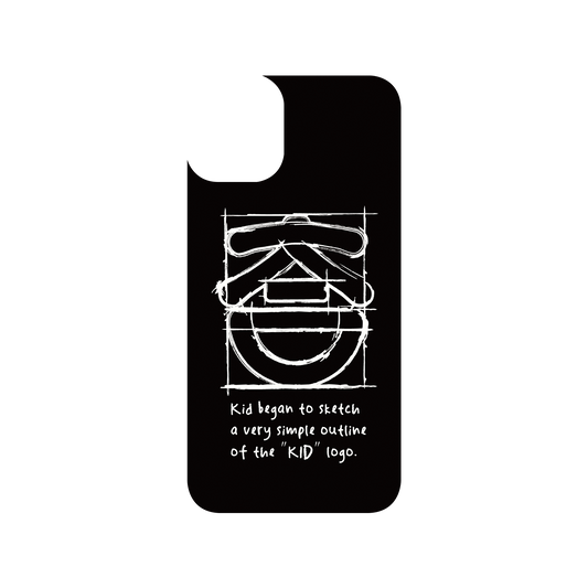iPhone 11 犀牛盾SolidSuit聯名設計款防摔背蓋手機殼 KID - KID笑臉-草稿素描款