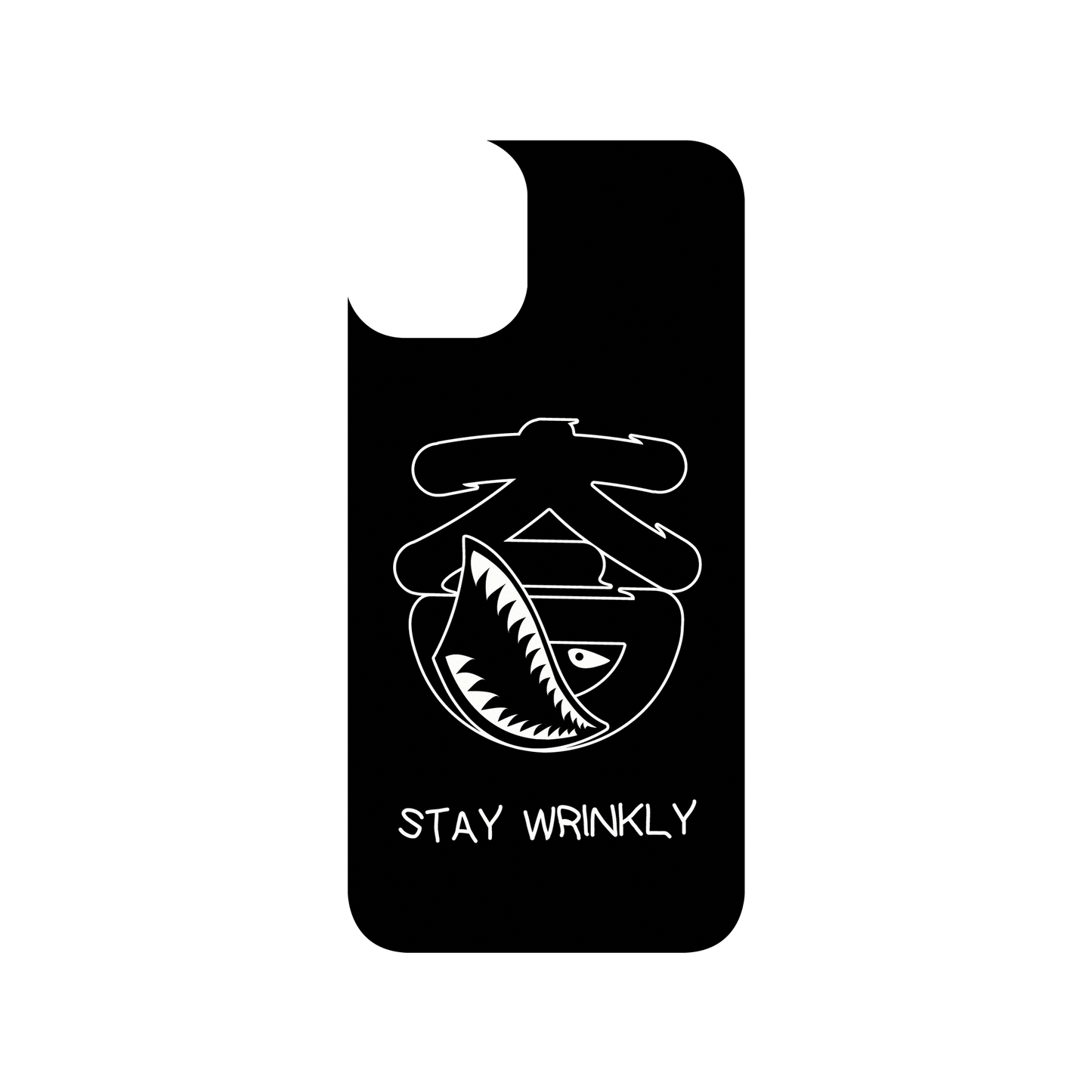 iPhone 11 犀牛盾SolidSuit聯名設計款防摔背蓋手機殼 KID - STAY WRINKLY-鯊魚KID款