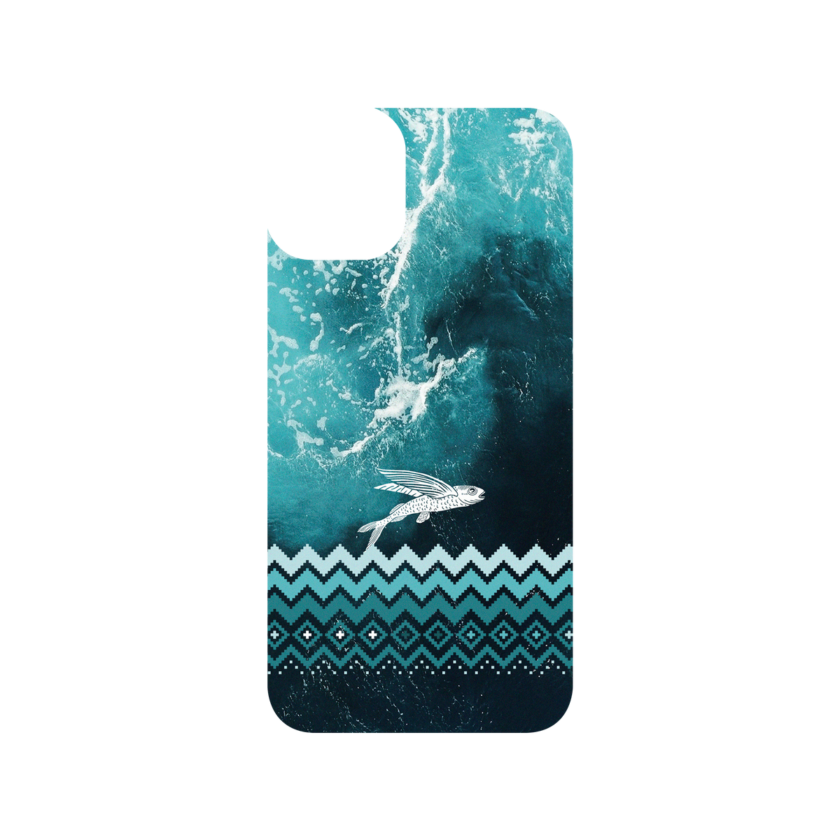 RHINOSHIELD X WasangShow SolidSuit iPhone 11 Case - Flying Fish in the Deep Sea