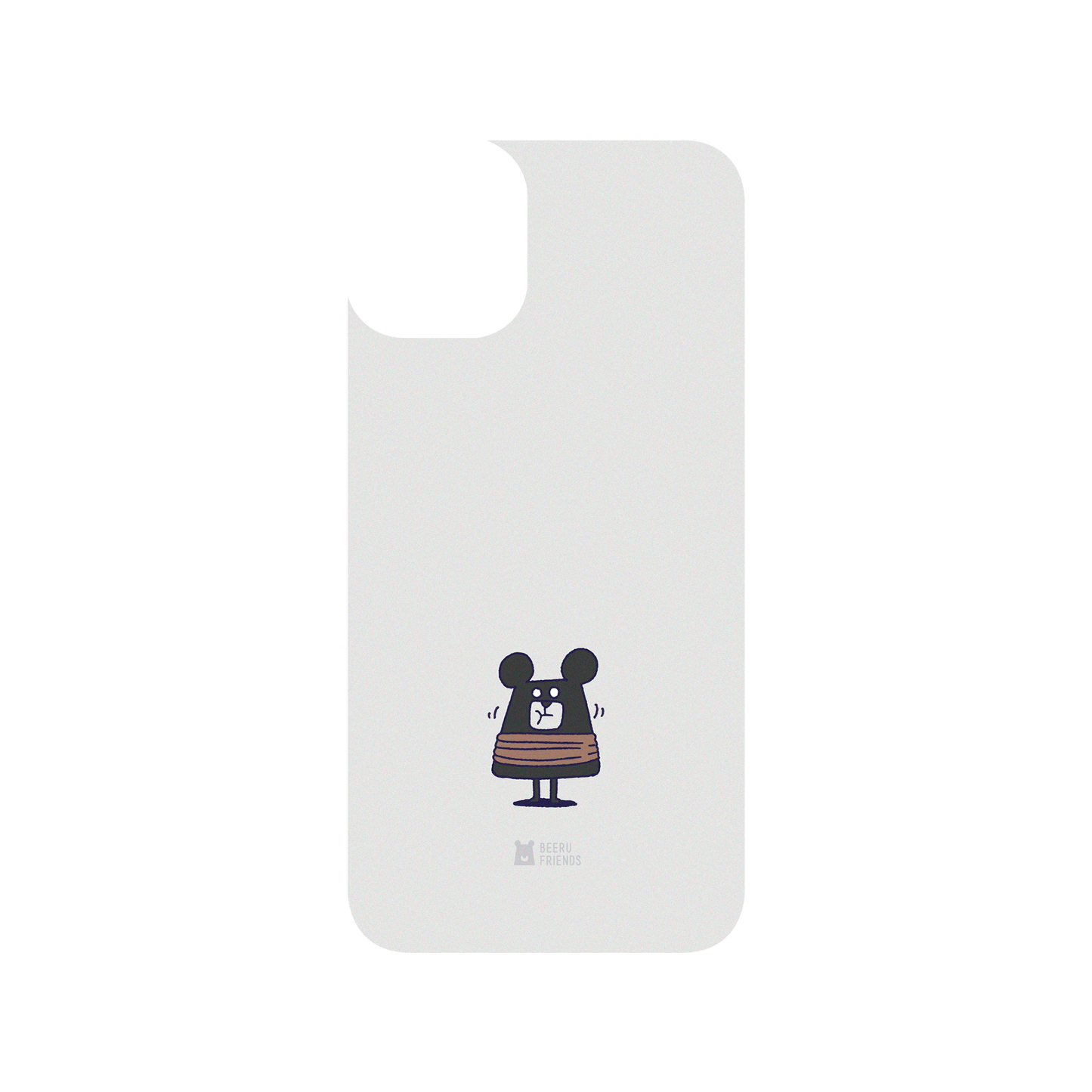 iPhone 11 犀牛盾SolidSuit聯名設計款防摔背蓋手機殼 臺灣吧 - 黑啤餓餓