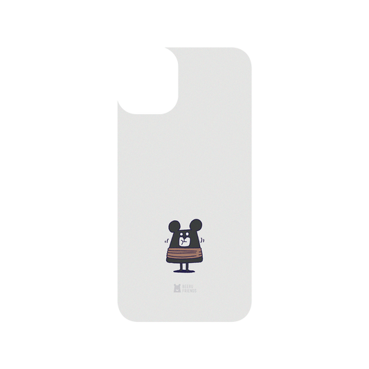 iPhone 11 犀牛盾SolidSuit聯名設計款防摔背蓋手機殼 臺灣吧 - 黑啤餓餓