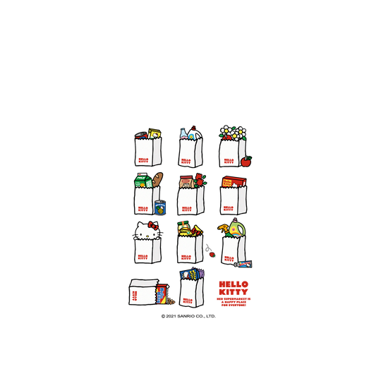 iPhone 11 犀牛盾SolidSuit聯名設計款防摔背蓋手機殼 Hello Kitty - Hello Kitty購物袋
