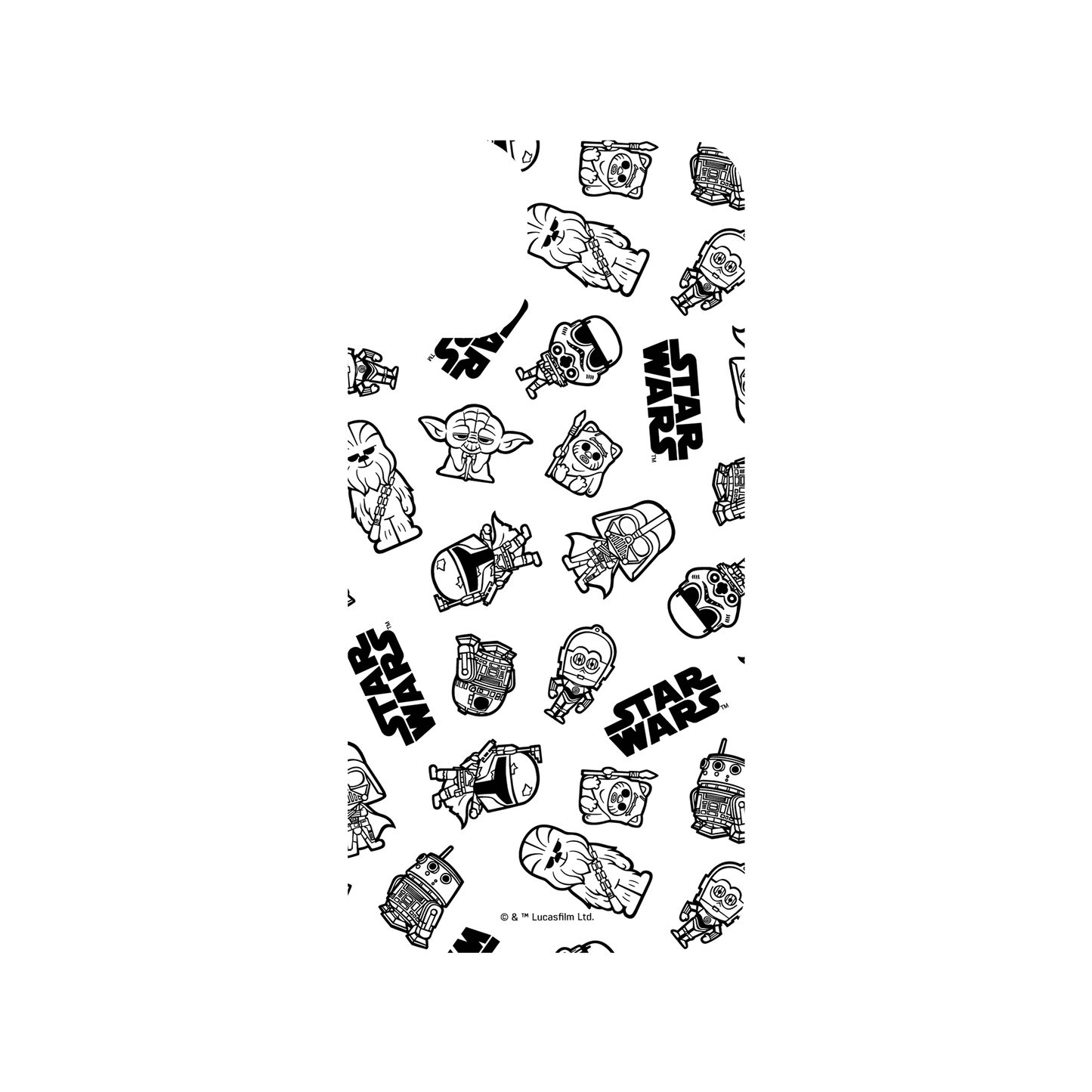 iPhone 11 犀牛盾SolidSuit聯名設計款防摔背蓋手機殼 StarWars 星際大戰系列 - Pattern 星際大戰-Galaxy
