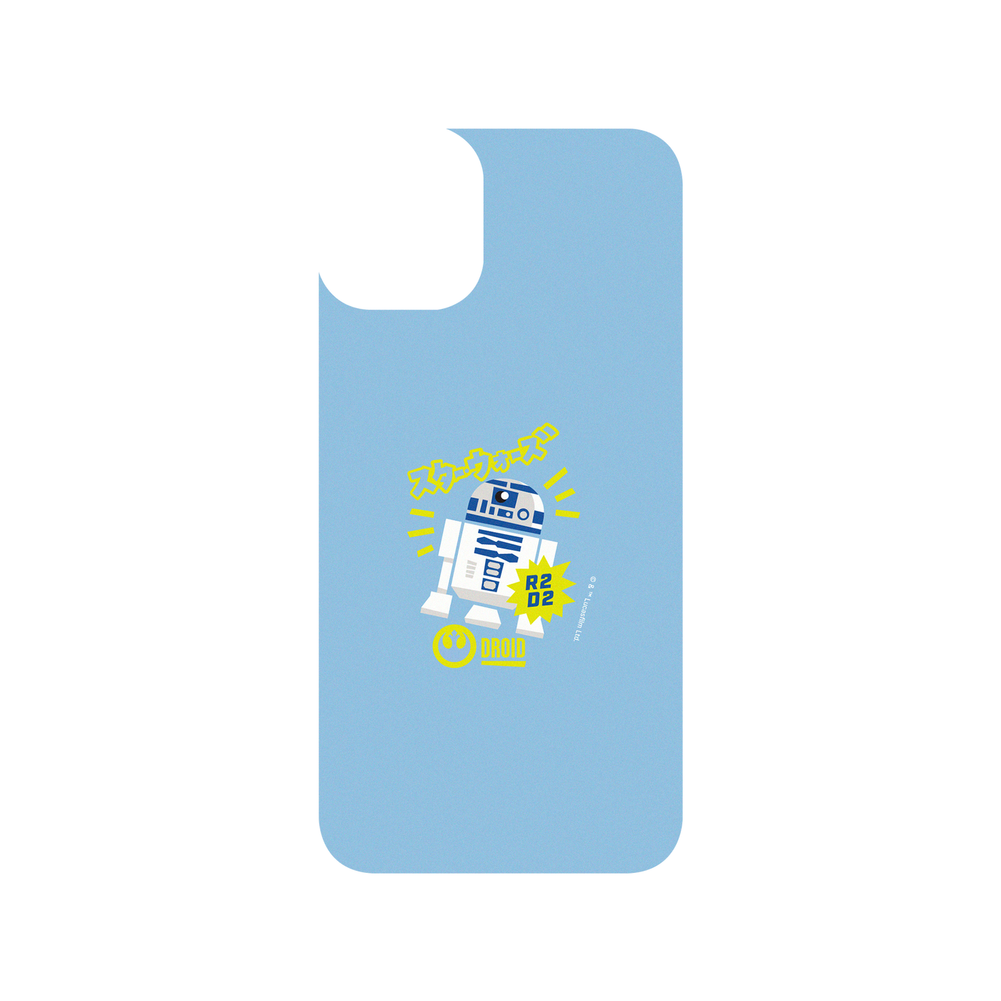 iPhone 11 犀牛盾SolidSuit聯名設計款防摔背蓋手機殼 StarWars 星際大戰系列 - R2D2-日文字系列