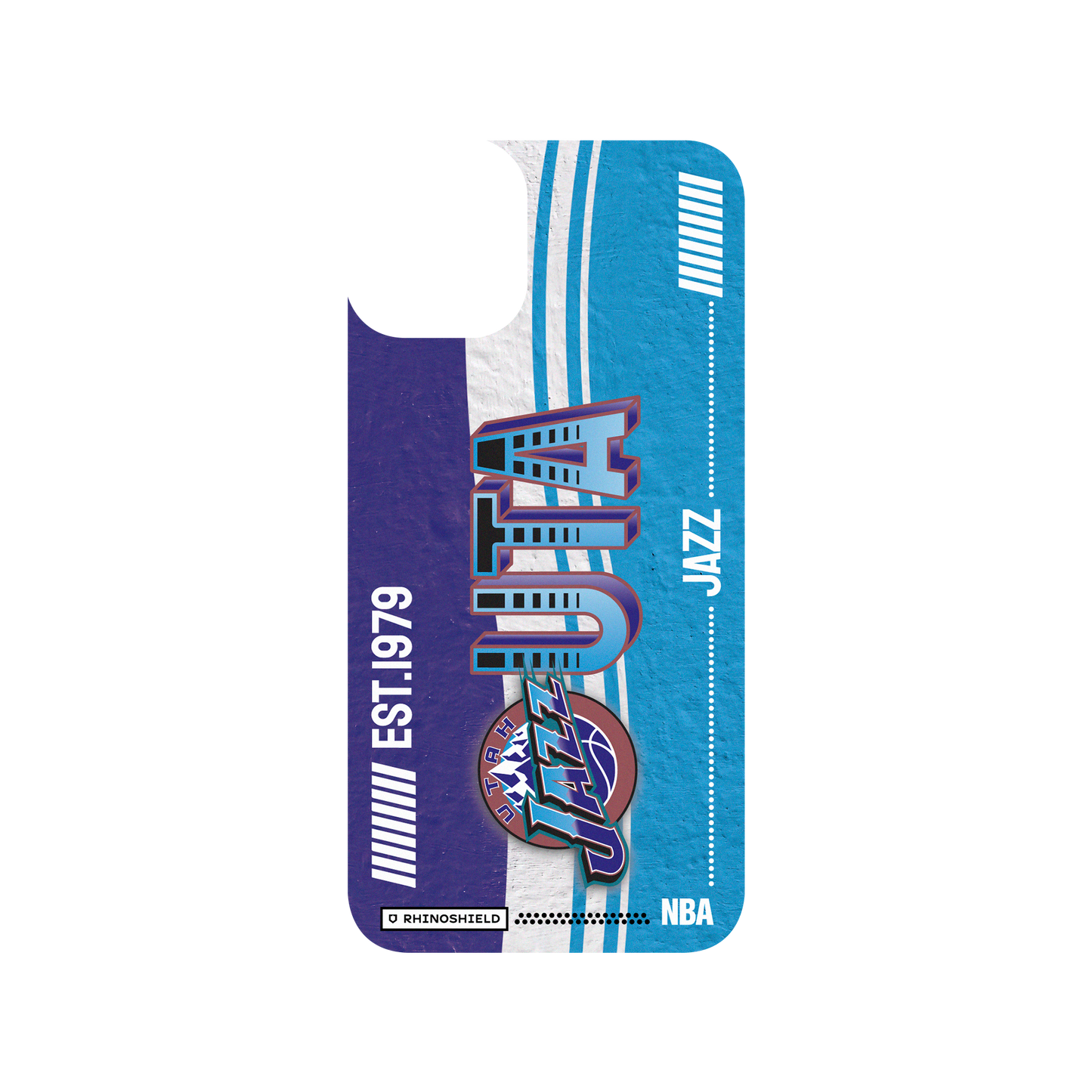 iPhone 11 犀牛盾SolidSuit聯名設計款防摔背蓋手機殼 NBA - 復古球員卡-猶他爵士 Utah Jazz - Vintage Card