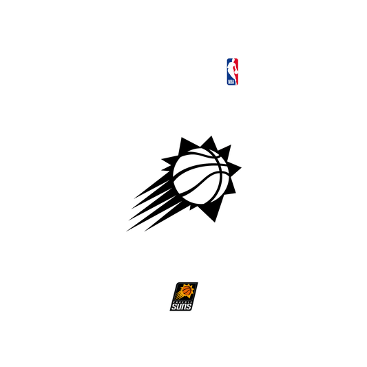 iPhone 11 犀牛盾SolidSuit聯名設計款防摔背蓋手機殼 NBA - B&W-鳳凰城太陽 Phoenix Suns B&W