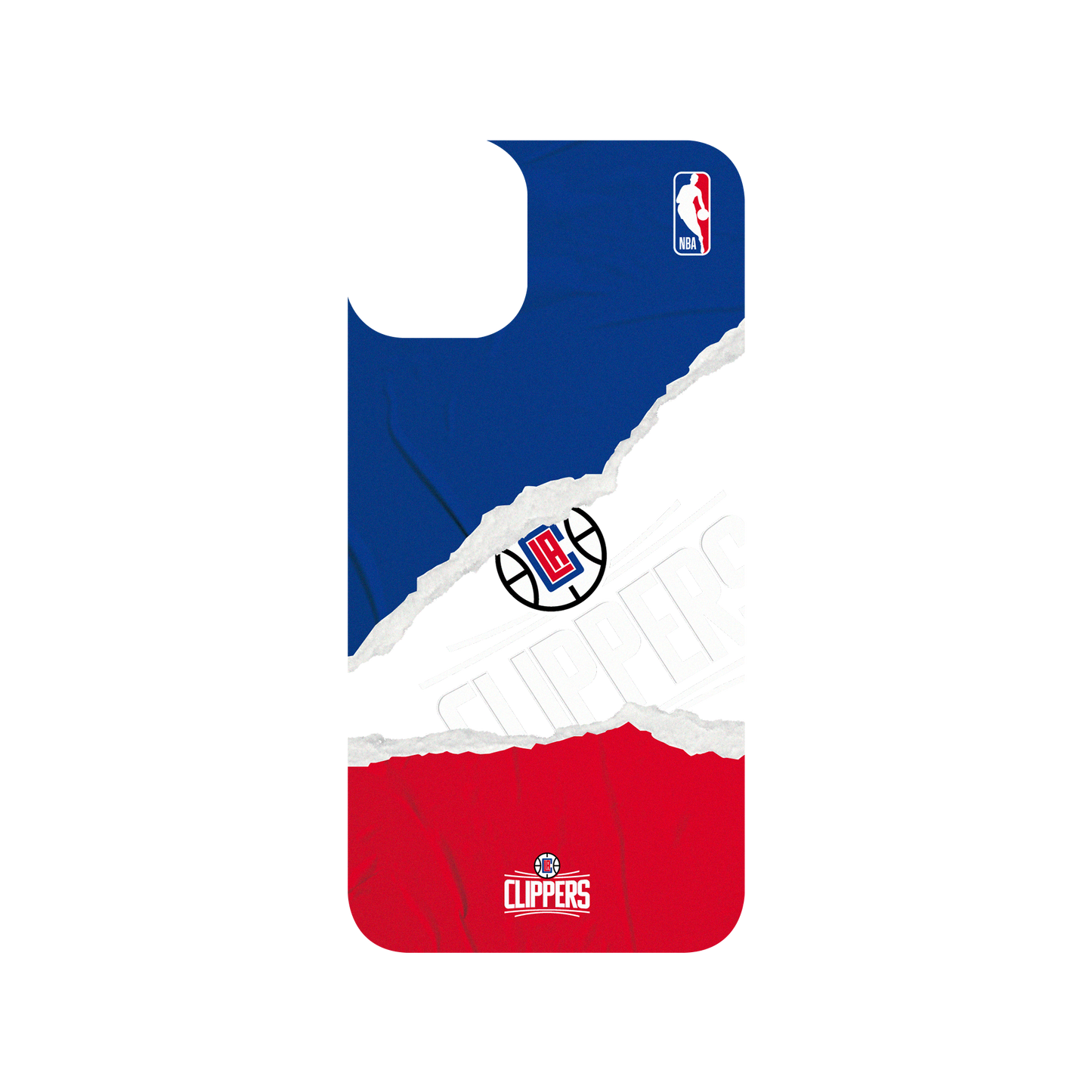iPhone 11 犀牛盾SolidSuit聯名設計款防摔背蓋手機殼 NBA - 熱血系列-洛杉磯快艇 L.A Clippers - Sweat and Tears