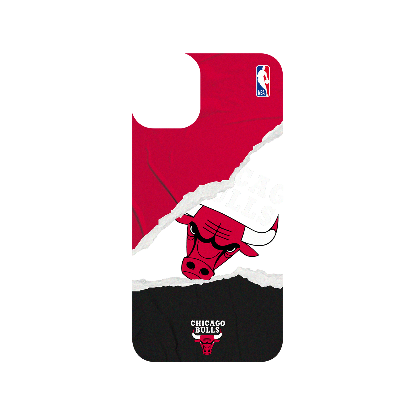iPhone 11 犀牛盾SolidSuit聯名設計款防摔背蓋手機殼 NBA - 熱血系列-芝加哥公牛 Chicago Bulls - Sweat and Tears