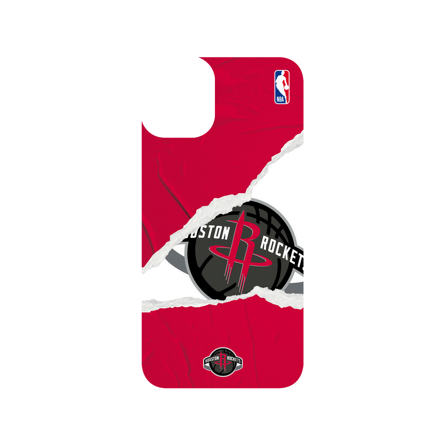 iPhone 11 犀牛盾SolidSuit聯名設計款防摔背蓋手機殼 NBA - 熱血系列-休士頓火箭 Houston Rockets - Sweat and Tears