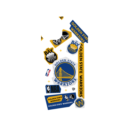 iPhone 11 犀牛盾SolidSuit聯名設計款防摔背蓋手機殼 NBA - 拼貼系列-金州勇士 Golden State Warriors - Collage