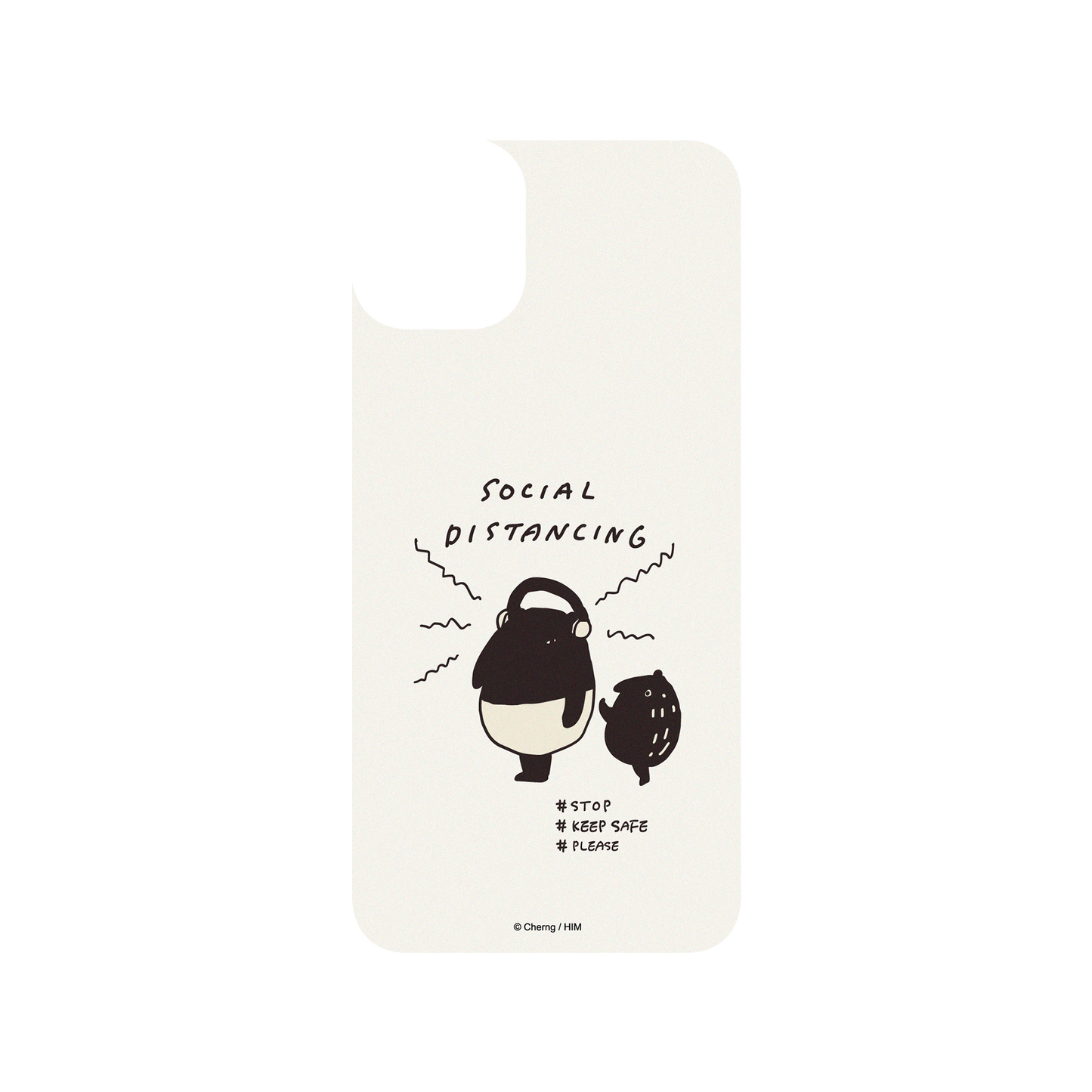 RHINOSHIELD X LAIMO SolidSuit iPhone 11 Pro Max Case - SOCIAL DISTANCING