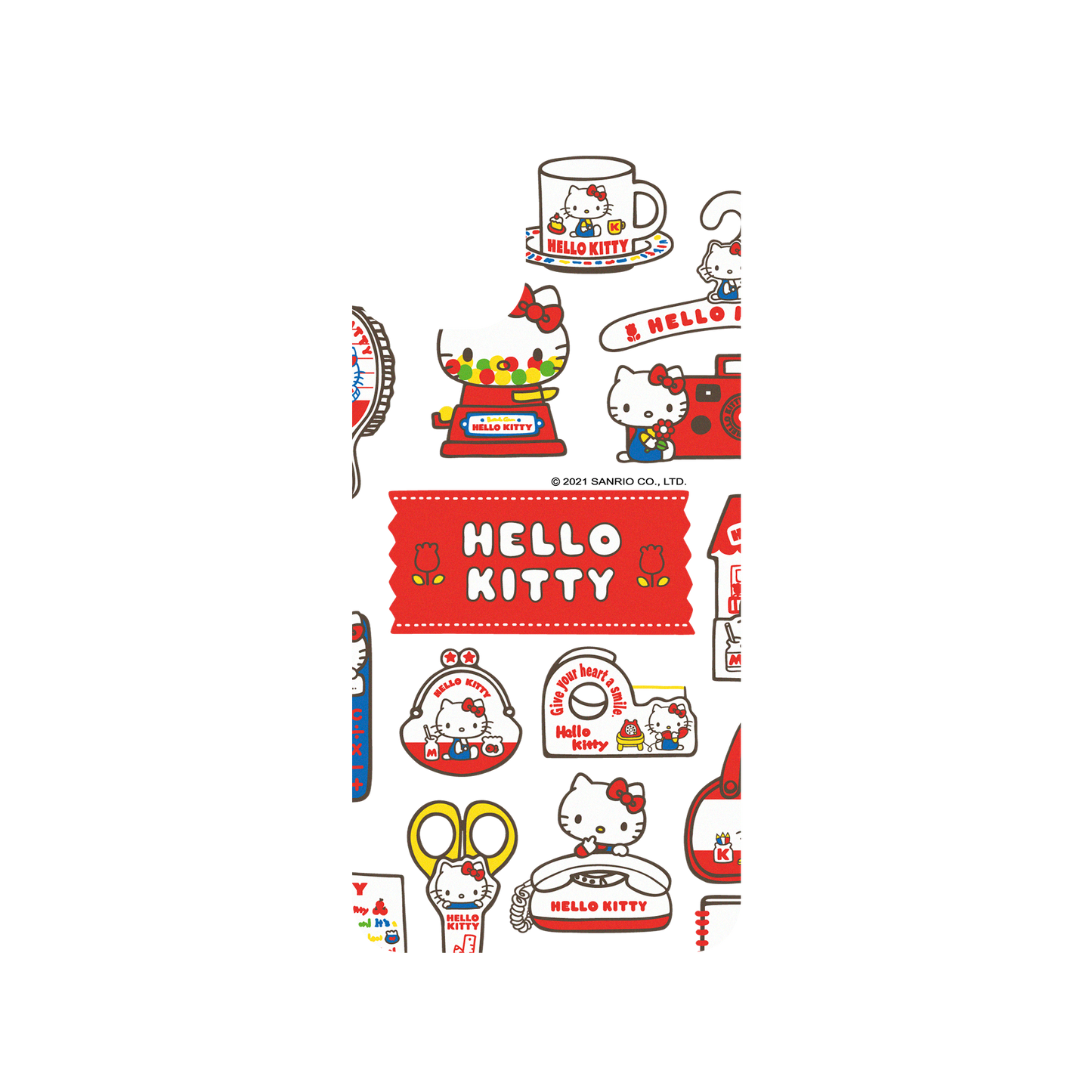 iPhone 11 Pro Max 犀牛盾SolidSuit聯名設計款防摔背蓋手機殼 Hello Kitty - Sticker-Hello Kitty生活小物