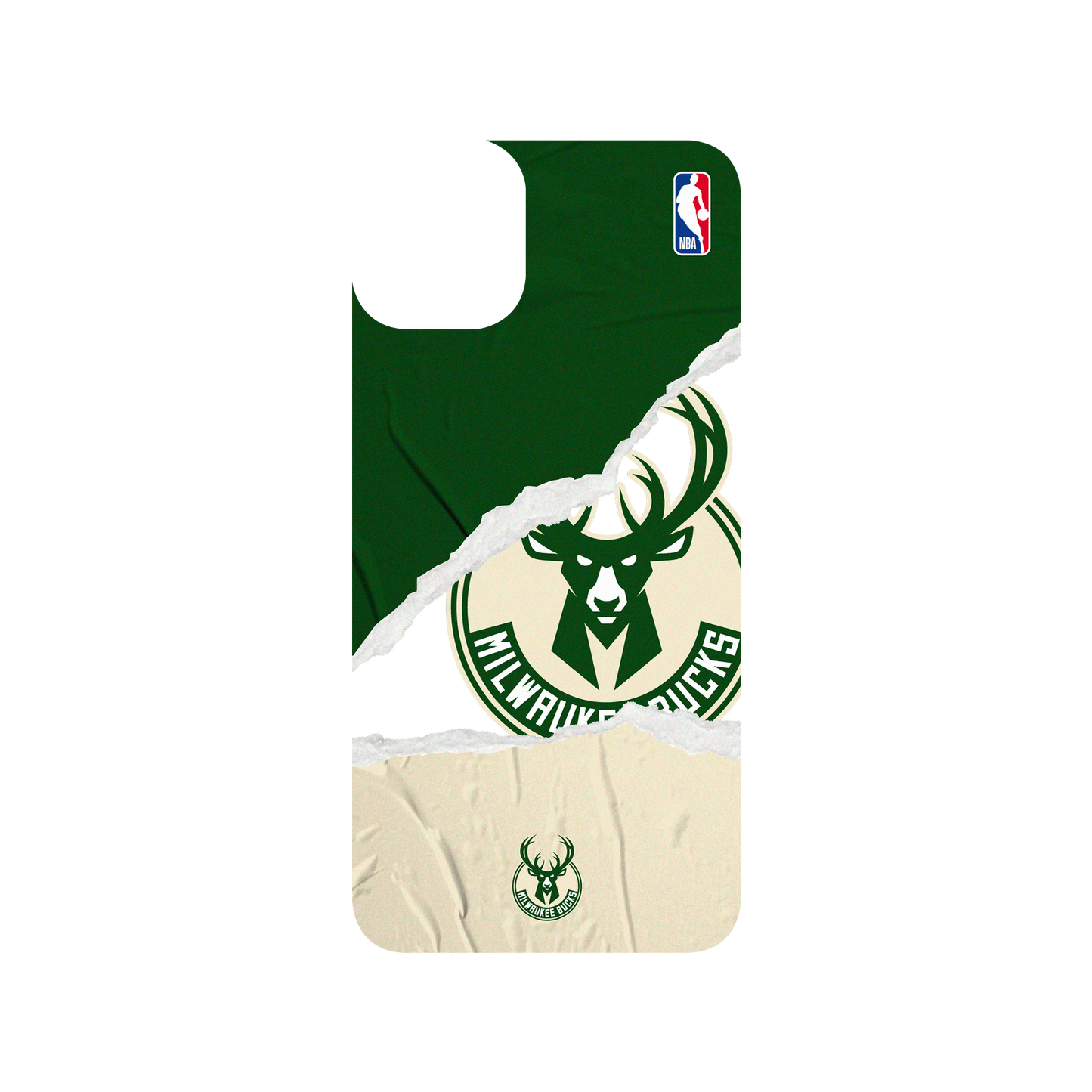 RHINOSHIELD X NBA SolidSuit iPhone 11 Pro Max Case - Milwaukee Bucks - Sweat and Tears