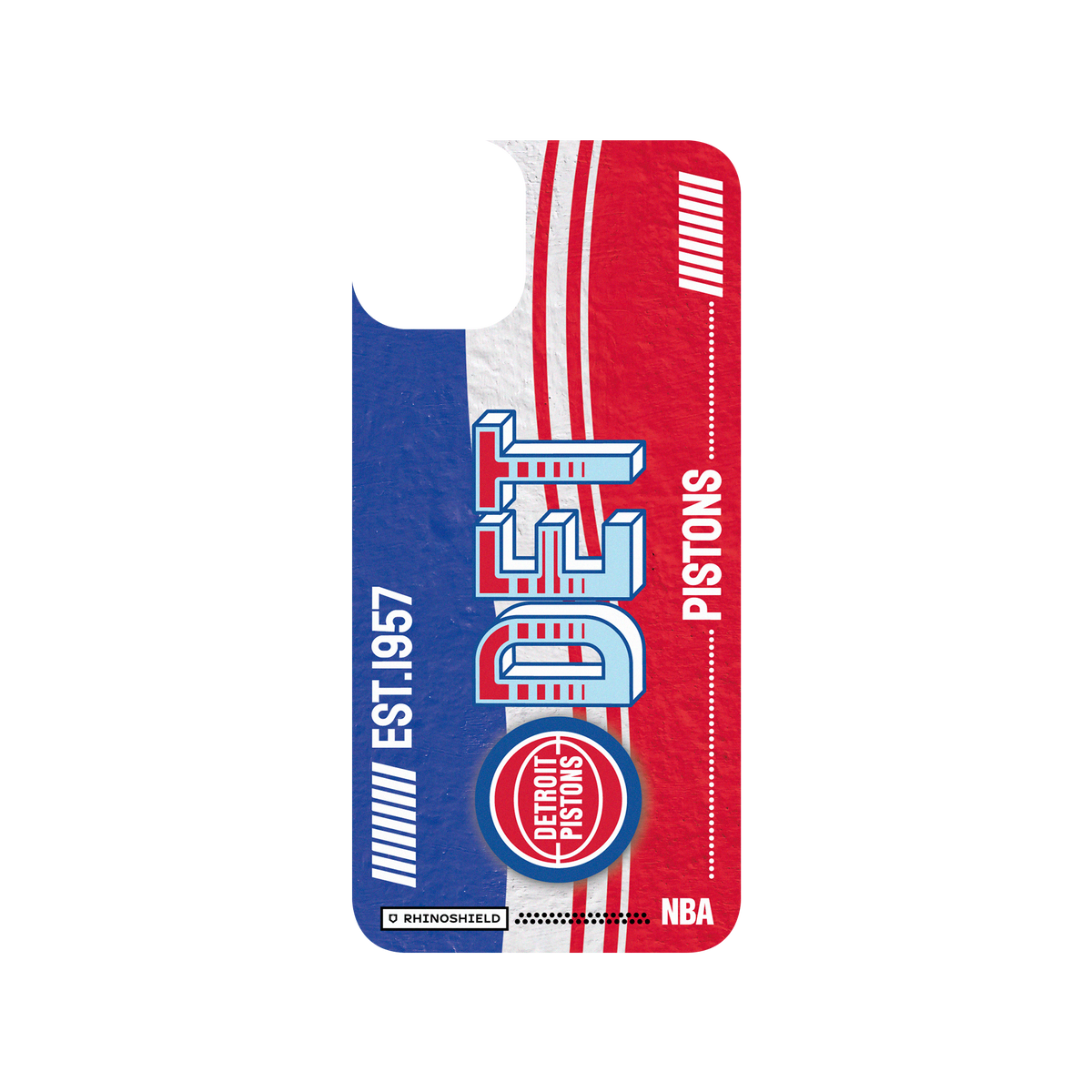 iPhone 11 Pro Max 犀牛盾SolidSuit聯名設計款防摔背蓋手機殼 NBA - 復古球員卡-底特律活塞 Detroit Pistons - Vintage Card