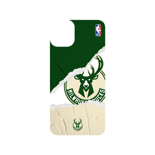 iPhone 11 Pro Max 犀牛盾SolidSuit聯名設計款防摔背蓋手機殼 NBA - 熱血系列-密爾瓦基公鹿 Milwaukee Bucks - Sweat and Tears