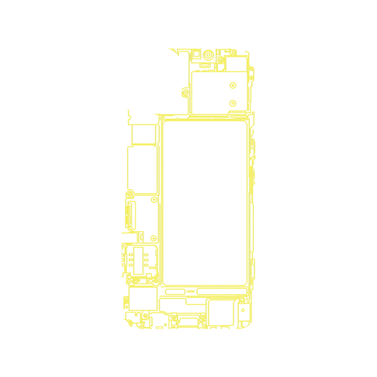 RHINOSHIELD X JOCR SolidSuit iPhone 11 Pro Max Case - Inside an iPhone - Yellow