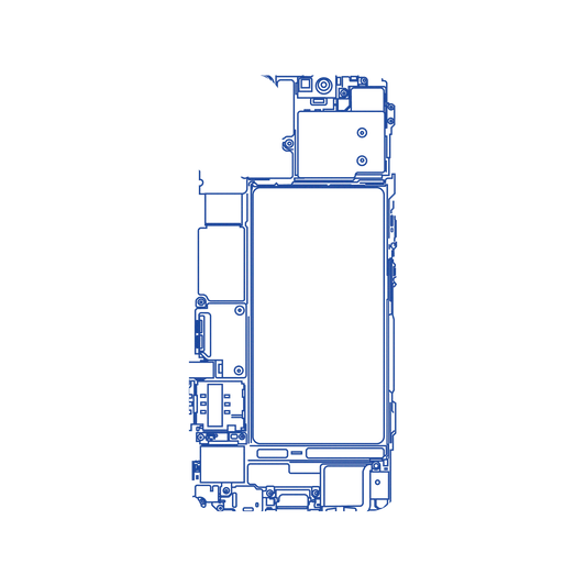 RHINOSHIELD X JOCR SolidSuit iPhone 11 Pro Max Case - Inside an iPhone - Blue