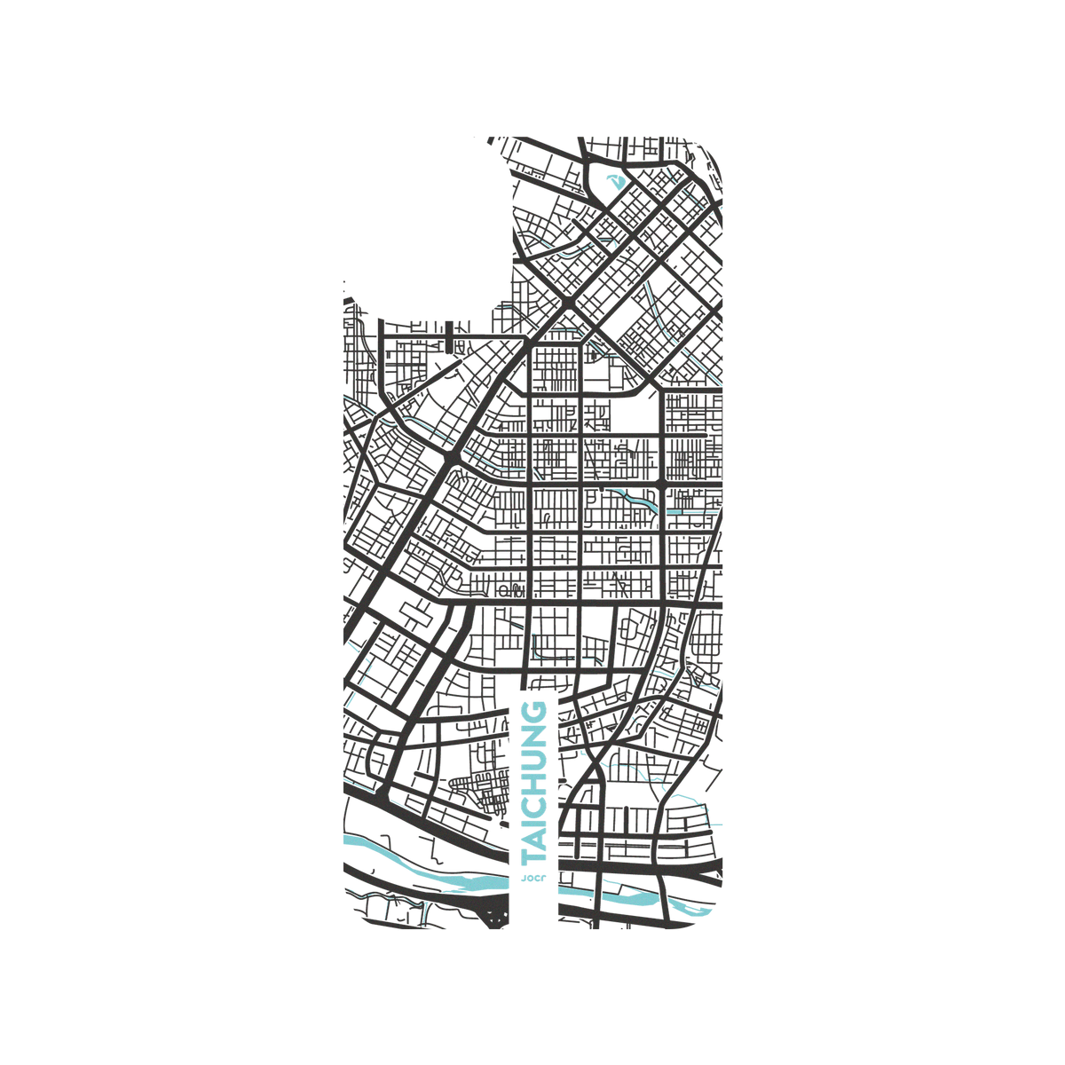 iPhone 11 Pro Max 犀牛盾SolidSuit聯名設計款防摔背蓋手機殼 JOCR - Taichung (Black Logo)