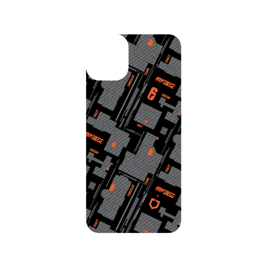 RHINOSHIELD X 6: Siege SolidSuit iPhone 11 Pro Max Case - Map - Orange